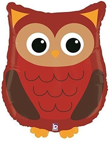Happi Woodland Woodland Owl Shaped 26" Supershape Foil Balloon