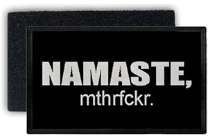 Copytec Patch Namaste mthrfckr Fun Hi Hallo Begrüßung Hi Hallo Lustig 7,5x4,5cm #34462