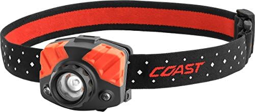 COAST FL75 435 Lumen Dual Color Focusing LED Headlamp, Black