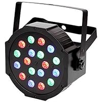 LED Par Light 18 LED Discolicht mit Musik-activated, Auto-run und DMX512 Steuermodus, 24W