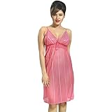 Indiatrendzs Stretchable Net Women Sexy Nightwear and Bikini Set Combo ( PINK )