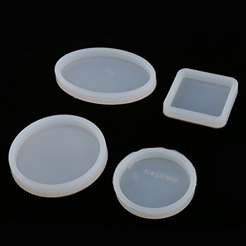 MagiDeal 4 Stück Assoted Form Schmuck Silikon Form Ornament Handwerk Making - 4