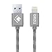 Tizum 8 Pin Lightning to USB Cable (3.3 ft / 1 mtr) Premium Kevlar-Nylon Fiber, Fast Charging & Data Sync Cable (Black) RS.325.00