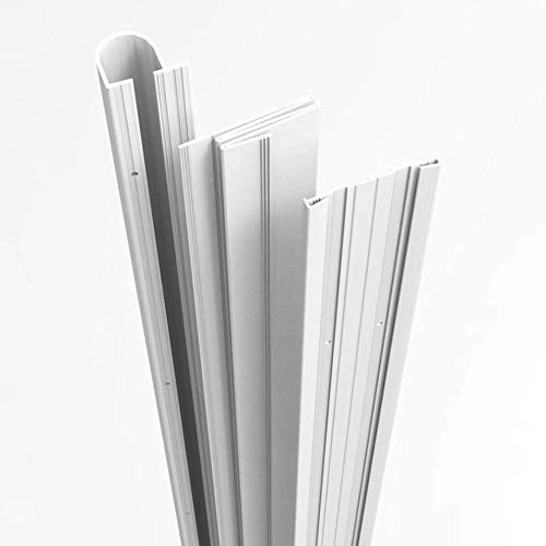 FingersafeDoor Hinge Guard | Adaptable Child Safety Finger Pinch Guard | Hinge Protector for Both Sides of a Standard Door (2032mm in Height) (Pack of 5, White)