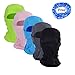 Produktbild Gofriend Mehrzweck-Sturmhaube Maske Outdoor Sport Maske für Damen & Herren - Ideal für Motorrad, Ski, Radfahren, Laufen, Camping, Wandern - Sommer oder Winter, nahtlose Halbgesichts-Maske (schwarz)