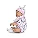 Produktbild Erduo Puppe Baby 40 cm Schlafende Puppe Bebe Reborn Puppen Mädchen Lebensechte Silikon Reborn Puppe Mode Junge Neugeborenen Reborn Babys Spielzeug