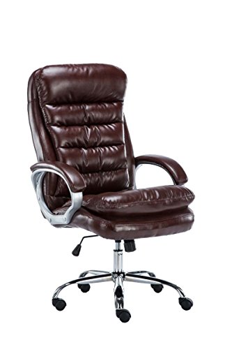 CLP XXL Office Chair VANCOUVER, heavy duty: weight capacity 235 kg bordeaux red