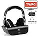 Price comparison product image Digital Wireless Headphones 2.4GHz Transmission Frequency Over Ear Wireless Headphones with Charging Station Volume Control Noise Cancelling Stereo Headphones for TV, VCR, HiFi, CD, DVD Players