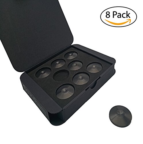 Contre-Pointe Enceinte Hi-FI Set de 8 Protections-Isolation pour Pieds et Support Enceintes, Noirs S Contre-Pointe Enceinte Hi-FI Set de 8 Protections-Isolation pour Pieds et Support Enceintes, Noirs S