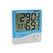 Produktbild TianranRT Innen Raum LCD Elektronisch Temperatur Luftfeuchtigkeit Messgerät Digital Thermometer Alarm (Blau)