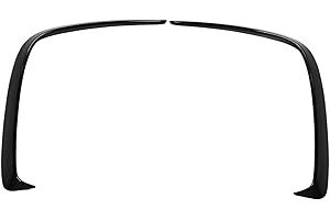 ‎BEDIFFER Bediffer Auto-Heckstoßstangenspoiler, 1 Paar ABS, Glänzend Schwarz, Heckstoßstangenlippe, Diffusor-Splitter, Universelle Außendekorationsleiste für A-Klasse W176 AMG-Line A45 2013-2018