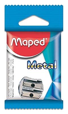 Helix Maped Taille-crayon en métal 2 trous 006700 (1 article)