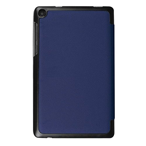Bestdeal® Hohe Qualität Prämie Ultra Schlank Leicht Smart Cover Tasche Stehe Hülle für Lenovo TAB3 7 TB3-730F / TB3-730M 7″ zoll Tablet PC + Displayschutzfolie und Stylus Stift (Marineblau) - 3