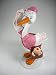 Produktbild Storch mit Baby Mädchen im Gepäck 13 x 8 cm Geburt Figur Deko GWU 21647 rosa