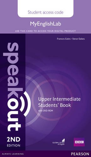 Speakout Upper Intermediate 2nd Edition MyEnglishLab Student Access Card