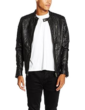 JACK & JONES VINTAGE Herren Jacke Jjvrichard Lamb Leather Jacket Noos