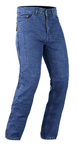 Bikers Gear UK Moto Noir Coupe Classique Jeans avec Duponttm Kevlar Aramide Fibre Amovible Armour