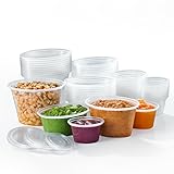 Babypotz - 50 BPA Free Plastic Reusable Containers for Freezing Baby Food / Weaning Pots