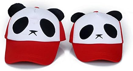 ManRiya Europe And The United States Cute Baseball Fashion Leisure Life Travel Gift Holiday Paternity Personality Cartoon Hat,AdultRed-OneSize