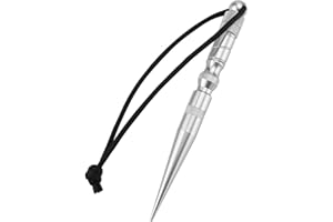 Tagtight Outils de Nouage de Paracorde, Aiguilles de Laçage, Outils de Paracorde, Bricolage, Tissage, LaçAge, Aiguilles de Couture et Outil de Lissage, Argent