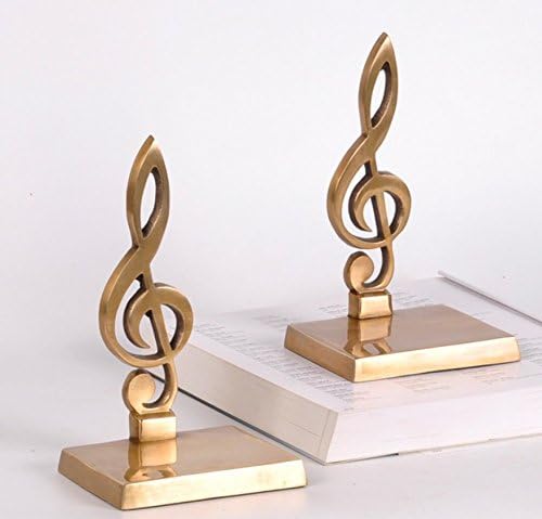 STOWNN European Style Copper Bookends Ornament Office Home Furnishing Book Study