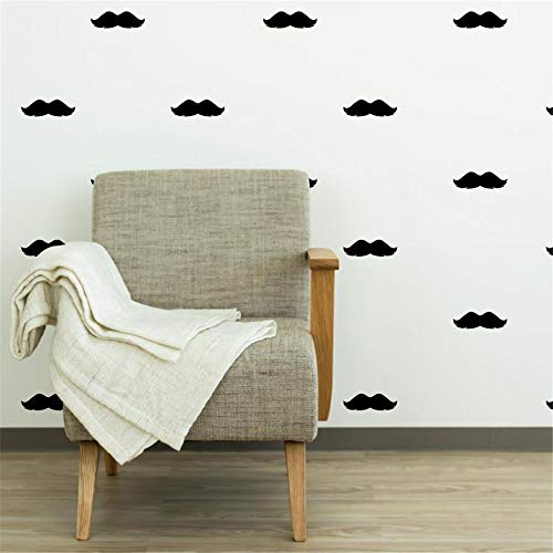 Wall Border Sticker Mustache for Kids Room