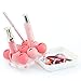 Produktbild JESSIEKERVIN YY3 Mini Desktop Aufbewahrungsbox, Blossom Basis mit Tabletts, Zubehör Schmuck Organizer Multifunktions Büro Aufbewahrungsbox Pack 2 (Color : Pink, Size : 2 Pack)