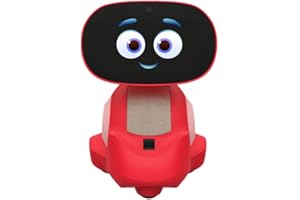 MIKO MY COMPANION Miko 3 : Robot Intelligent doté d’IA pour Enfants | Robot éducatif et d’Apprentissage des STIM comportant des Applications de Codage + Jeux illimités + Robot programmable de Couleur Rouge