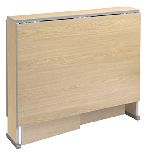 Suarez - Mesa swing alas abatibles, medidas 80 x 75/135 x 75 cm, color haya