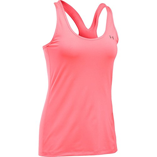 Under Armour UA HG Armour Racer Tank, Camiseta sin mangas Mujer, Naranja (819), M (Talla del fabricante: MD)