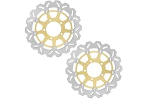 TARAZON Front Brake Rotors Discs for Kawasaki Ninja ZX6R 600 ZX6RR 636 2005 2006 ZX10R 2004 2007