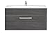 Produktbild Trendteam Adamo Badezimmer Waschbeckenunterschrank, rauchsilber, 101 x 54 x 46 cm