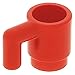 Produktbild 5 x LEGO® Figuren, Zubehör Tasse Rot