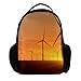 Produktbild Vockgeng Rucksack für Kinder oder Mädchen und Frauen, um am ersten Tag der Spätsommerschule Laptop-Tasche zurück in die Schulen zu gehen Geschenk Alten Mann Rucksack billig Sunset 10.8x5.16x15.6inch