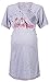 Happy Mama Women's Maternity Hospital Gown Nightie for Labour & Birth. 193p (Pink, UK 14)