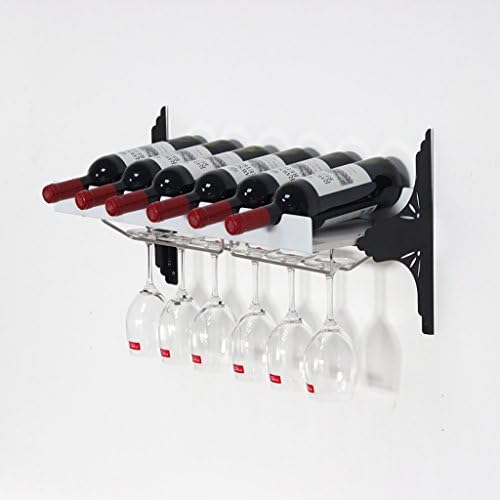 Racks Y wine holder Wine rack wall mounted ornaments stemware shelf wall hanging cup shelf modern minimalist Wine (Color : B)