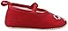 Pumpkin Patch Baby-Girl Baby Velvet Ballerina First Walking Shoes W4FW10016 Love Heart Red 4 UK Child, 20 EU