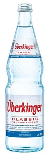 Preisvergleich Produktbild Überkinger Natürliches Mineralwasser 0,7 l