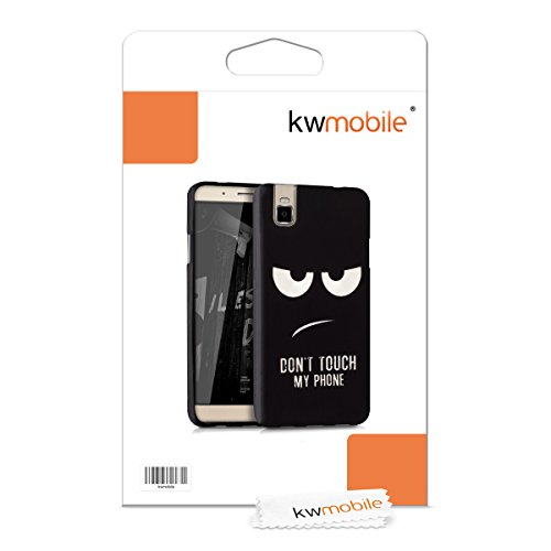 kwmobile Funda para Huawei ShotX - Case para m vil en TPU silicona - Cover trasero Dise o Don t touch my Phone en blanco negro reviews kwmobile Funda para Huawei ShotX - Case para m vil en TPU silicona - Cover trasero Dise o Don t touch my Phone en blanco negro