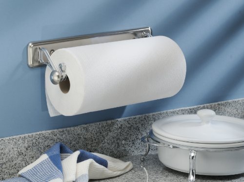 InterDesign 40250EU York Lyra Wandmontierter Papierrollenhalter, zweifarbig - 2