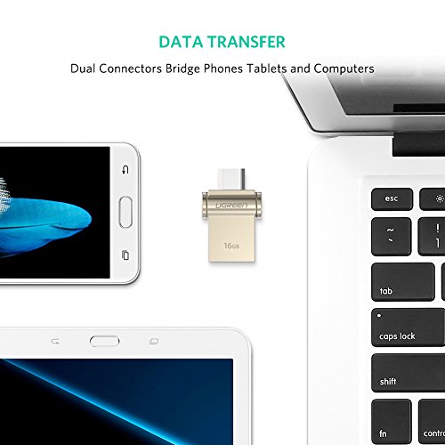 USB Sticks UGREEN 2 in 1 OTG Flash Laufwerk On The Go und USB 2.0 Speicherstick 16GB USB Memory Stick für Smartphone, Tablet, PC und mehr - 6