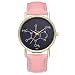 Produktbild Lazzgirl Vintage Leder Damenuhr Mode Hochzeit Geburtstag Geschenk Kreative Uhr(Bunt,One Size)
