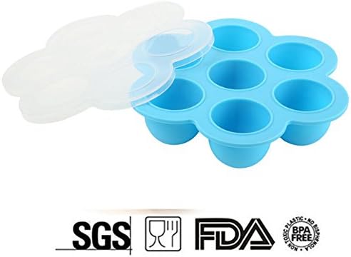 YOUNING Silicone Egg Bites Molds for Instant Pot Accessories Food Freezer Trays &amp; Ice Cube Trays Silicone Food Storage Containers