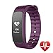 Produktbild Lintelek Fitness-armband Fitness Tracker Smart Fitness Uhr IP67 Wasserdicht Bluetooth 4.0 Fitnessarmband Activity Tracker Gesundheits-Schlaf-Monitor Pedometer Herzfrequenz-Monitor mit Call / SMS Erinnerung für Android und IOS
