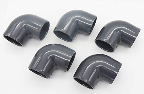 jardiboutique Gomiti angolo 90 ° in PVC a pressione Diametro 50 mm per raccordo piscina (5)