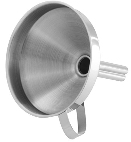 Fackelmann 40428 Nirosta Trichter 10 cm, Edelstahl