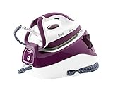 Suela de cerámica. Tefal GV4630E0 - Centro de planchado, estación plancha al vapo, color blanco