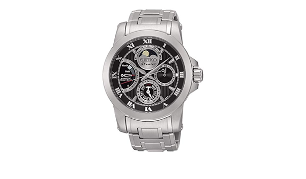 Seiko Premier Mens Analogue Automatic Watch with Stainless Steel Bracelet  SRX013P1EST : Amazon.co.uk: Watches