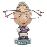 Novelty Reading Glasses Holder Nans Specs Stand Figure Hand Painted Resin Statue Grandma Granny Sunglasses