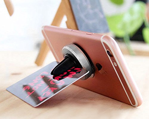 COFIT Supporto Magnetico Auto Con Applicazione a Bocchette D'Aria Universale per Smartphone, GPS, Mini Tavoletta - 2 Pcs Supporti per Auto, 6 Pcs Piastre Metalliche Adesive